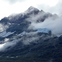 Glacier mist