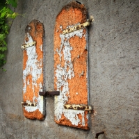 Rusted doors